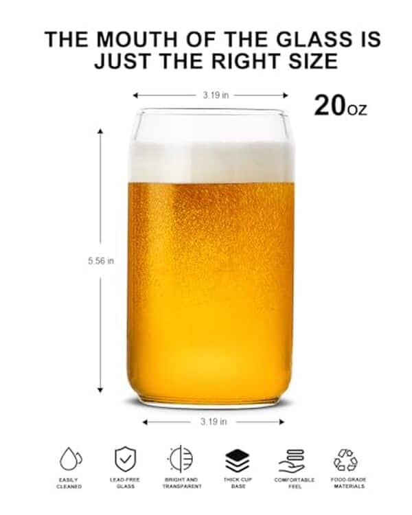 Découvrez notre avis complet sur les verres à bière LUXU en forme de canette : caractéristiques, avantages et conseils pour bien choisir votre verre de bière. 