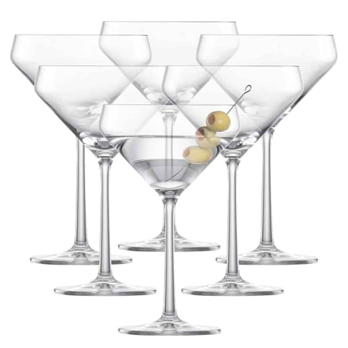 Avis sur le coffret de verres à martini Schott Zwiesel pure 34, 3 cl