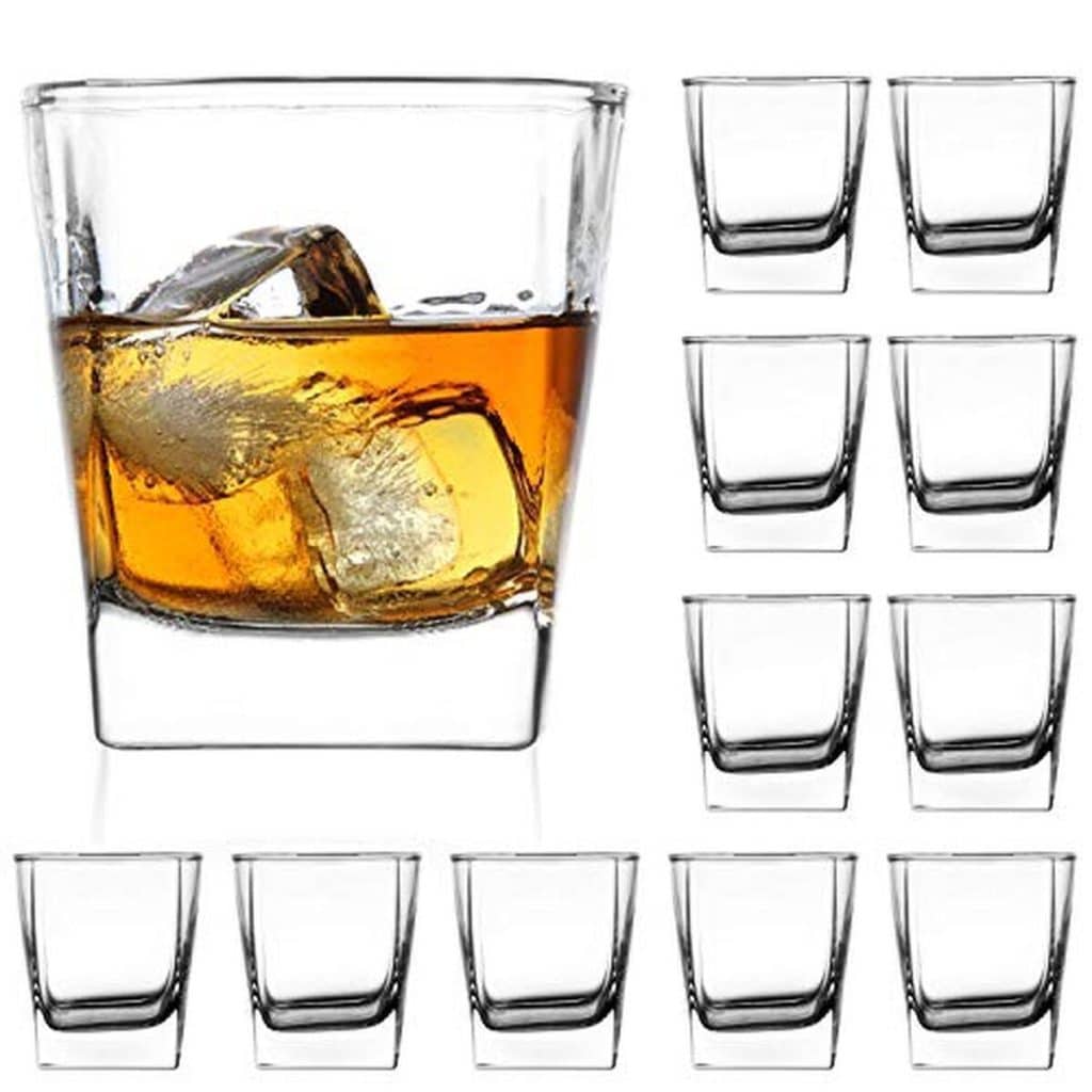 Avis sur le lot de 12 verres à whisky Qappda