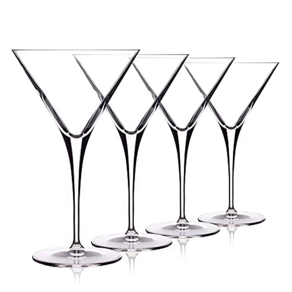 Avis sur le lot de 4 verres à martini Luigi Bormioli Crescendo