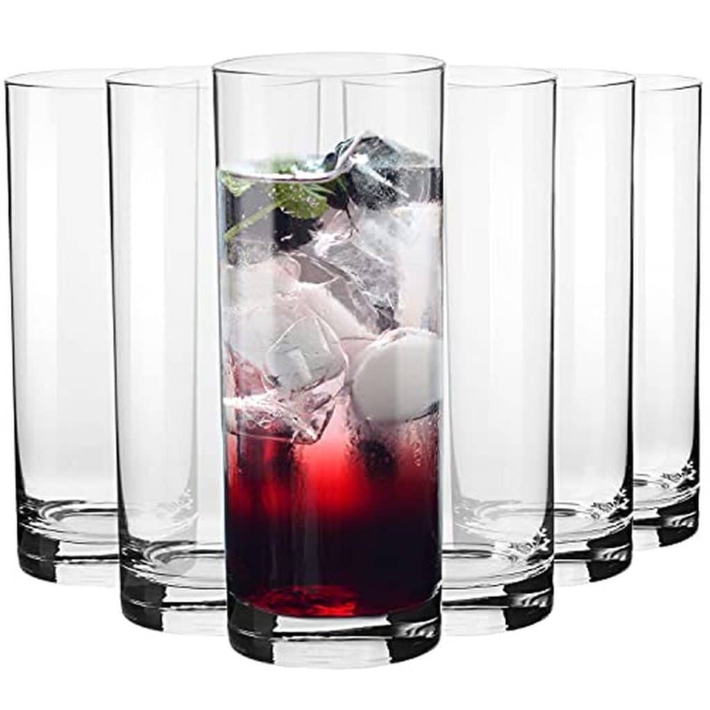 Avis sur le lot de 6 grands verres à jus KROSNO Balance