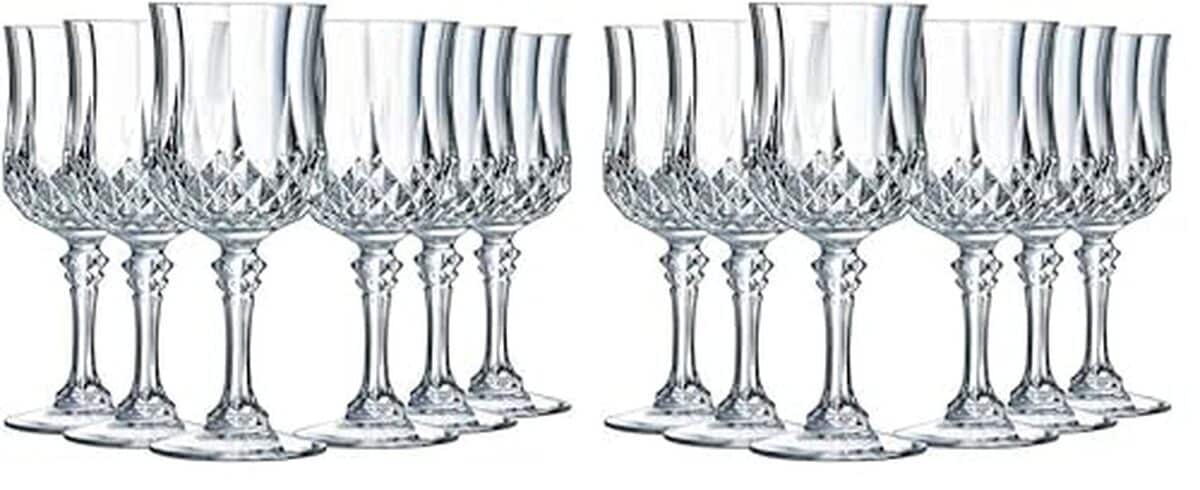 Avis sur les verres Longchamp Cristal d'Arques : élégance et durabilité
