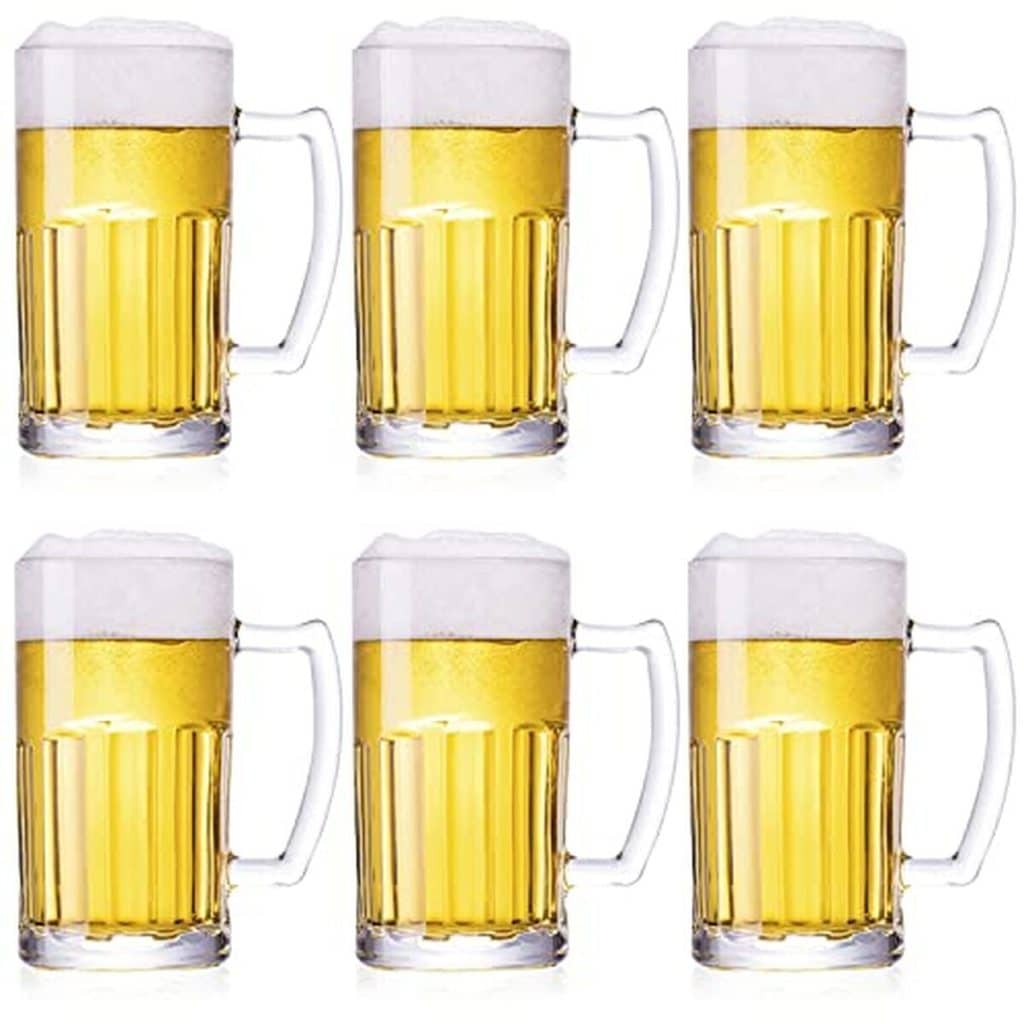 Avis verres à bière TUSAPAM 590 ml : classiques et robustes