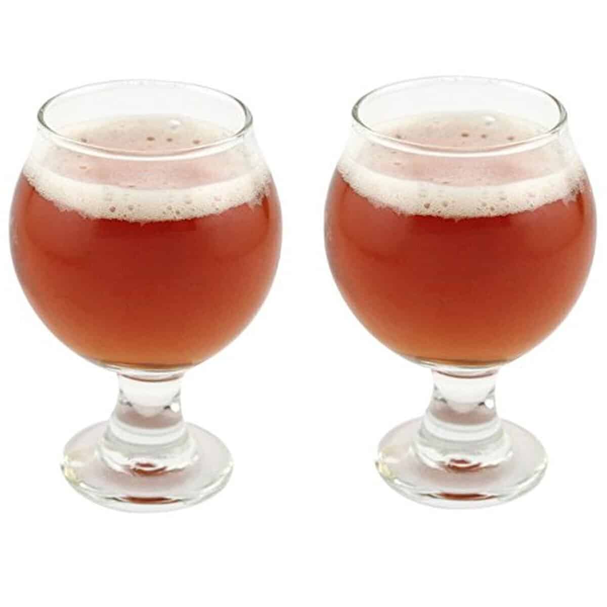 Essai des verres à bière belges Libbey - lot de 2