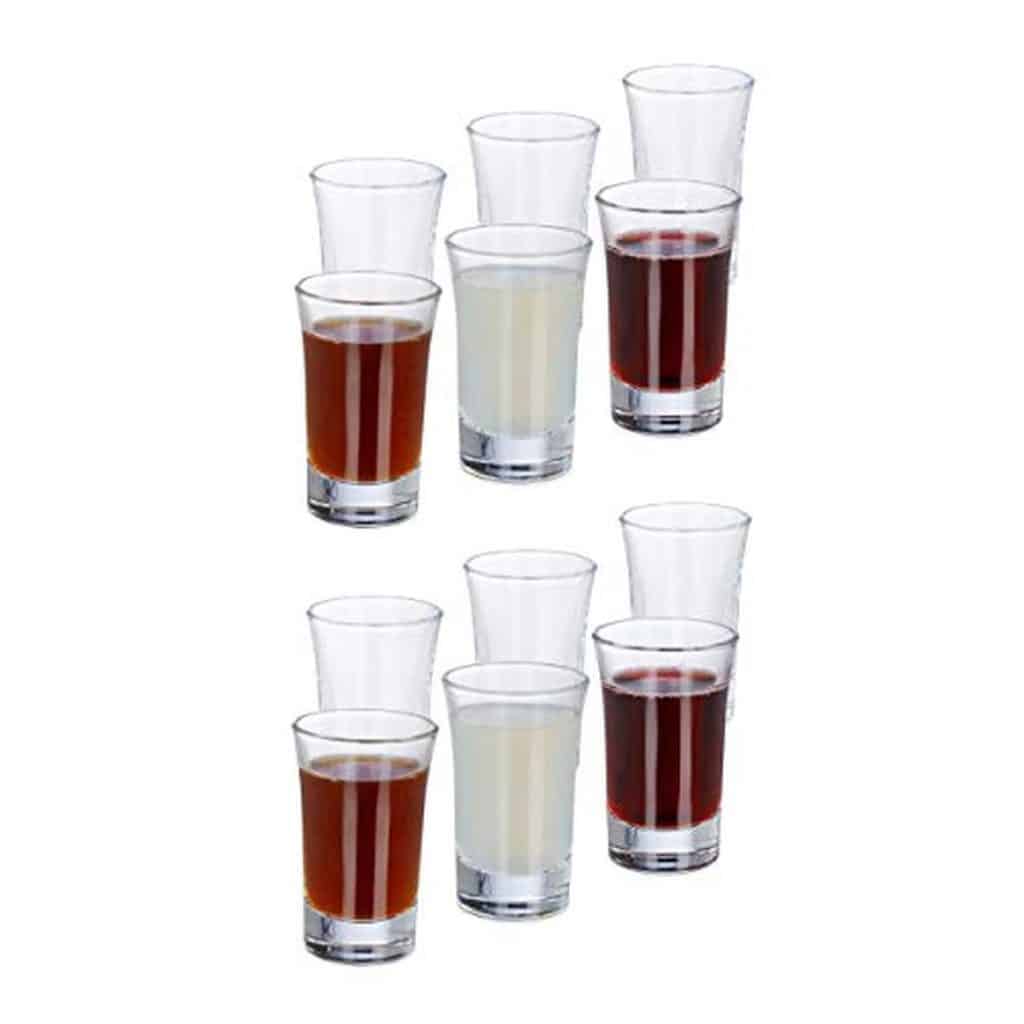 Test des verres à liqueur Relaxdays : lot de 96 pour schnaps et shooters