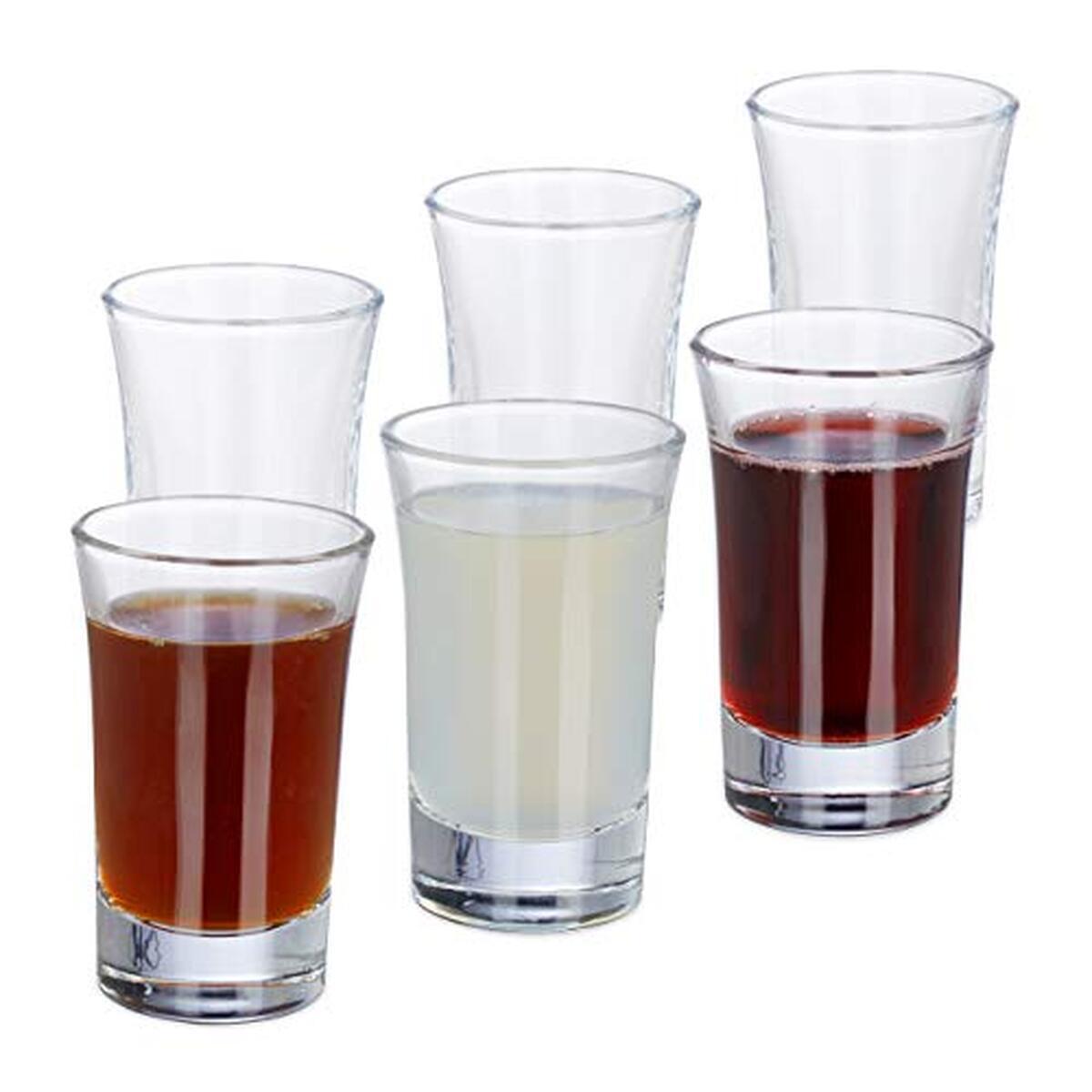 Test des verres à liqueur Relaxdays : lot de 96 shooters transparents
