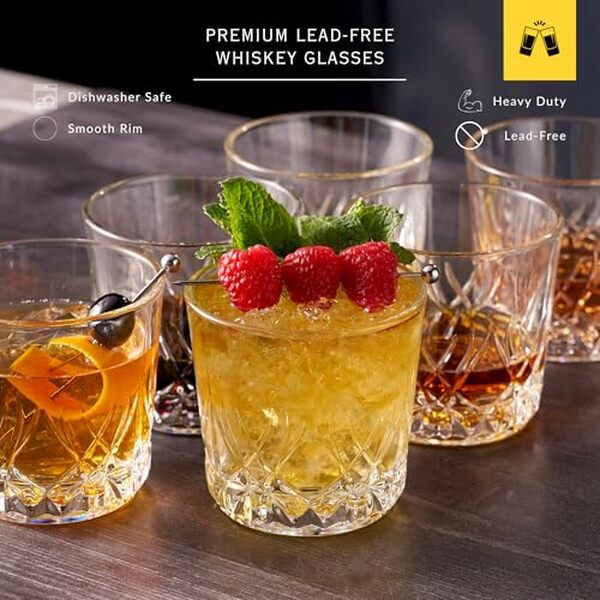 Découvrez notre avis détaillé sur les verres à whisky LEMONSODA en cristal. Élégance, qualité et raffinement pour vos dégustations : comparatif et conseils d'achat. 
