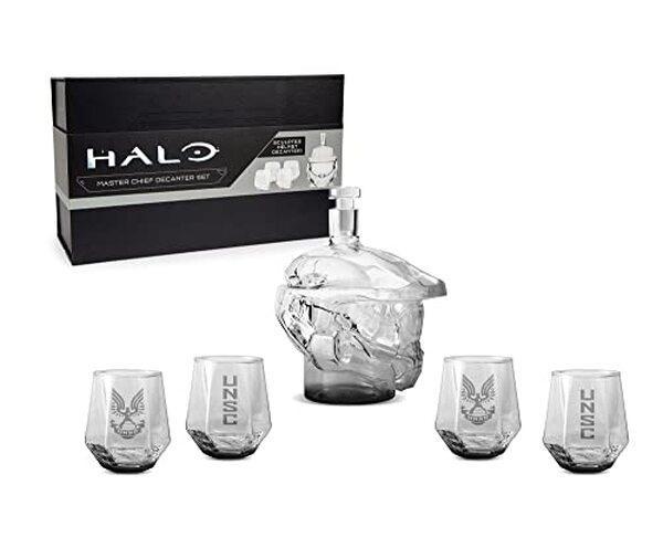 Découvrez notre avis détaillé sur l'ensemble de décanteurs à whisky Halo Infinite Master Chief. Qualité, design et fonctionnalité: tout ce qu'il faut savoir avant d'acheter. 