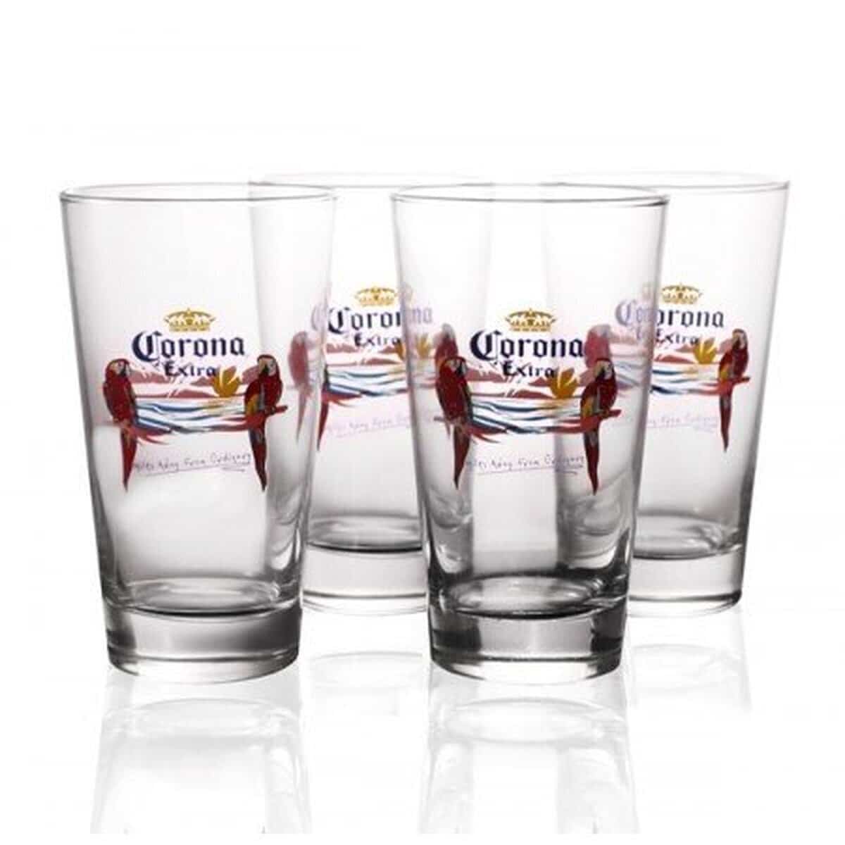 Avis Barconic Corona : lot de 4 verres à bière 473 ml