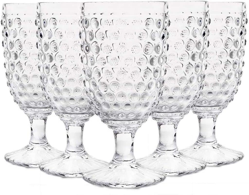 Avis : lot de 6 verres G Hobnail 368.5 vintage