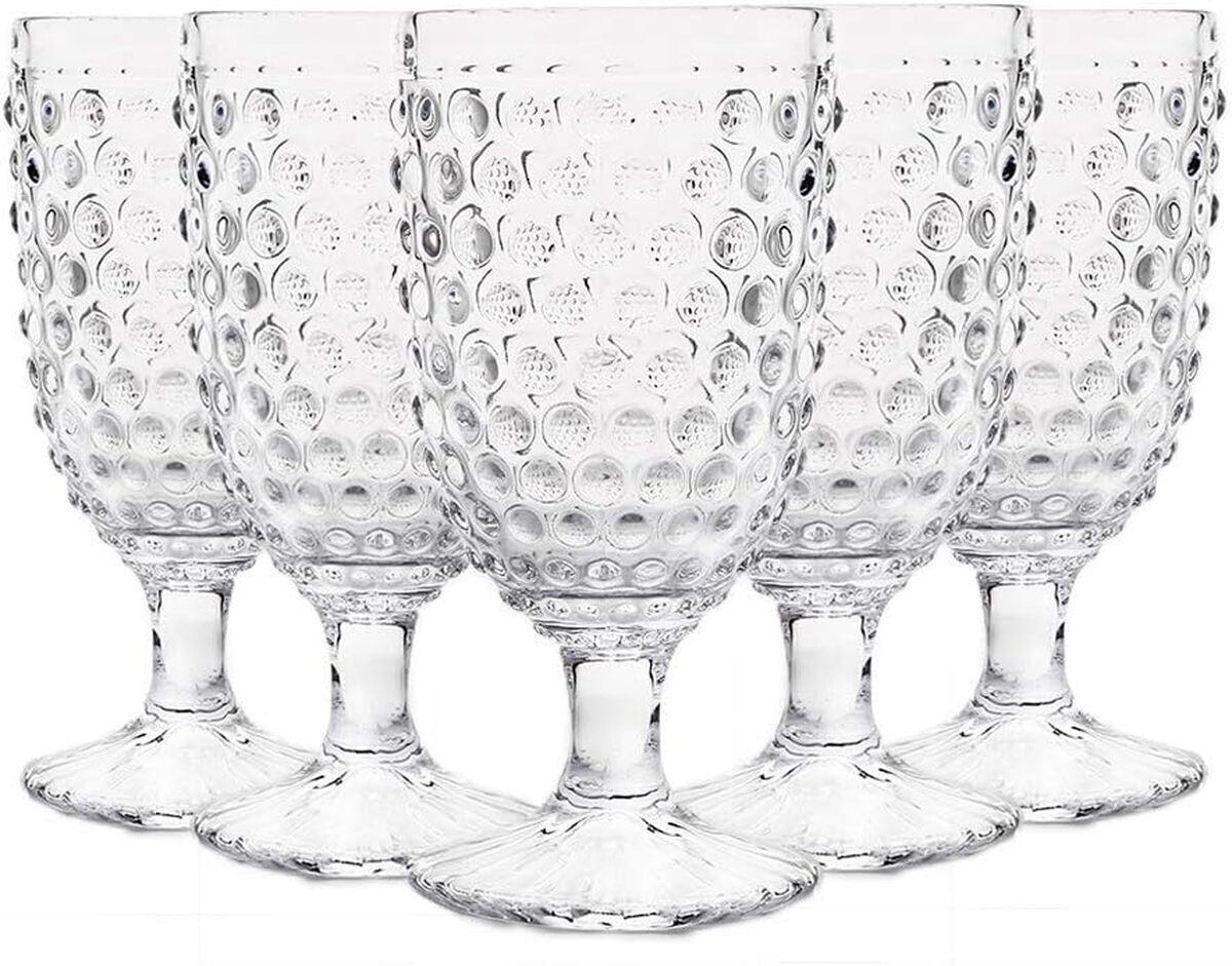 Avis : lot de 6 verres G Hobnail 368.5 vintage