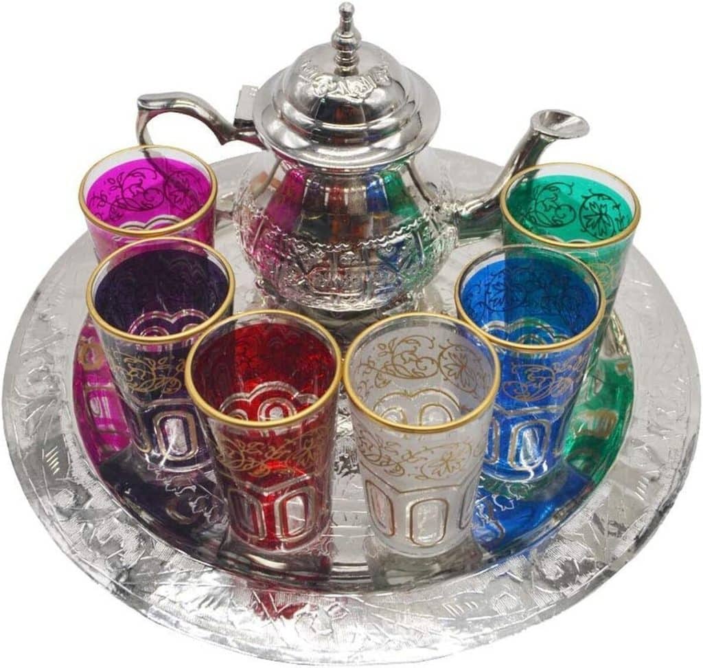 Avis : service à thé marocain 6 verres et théière