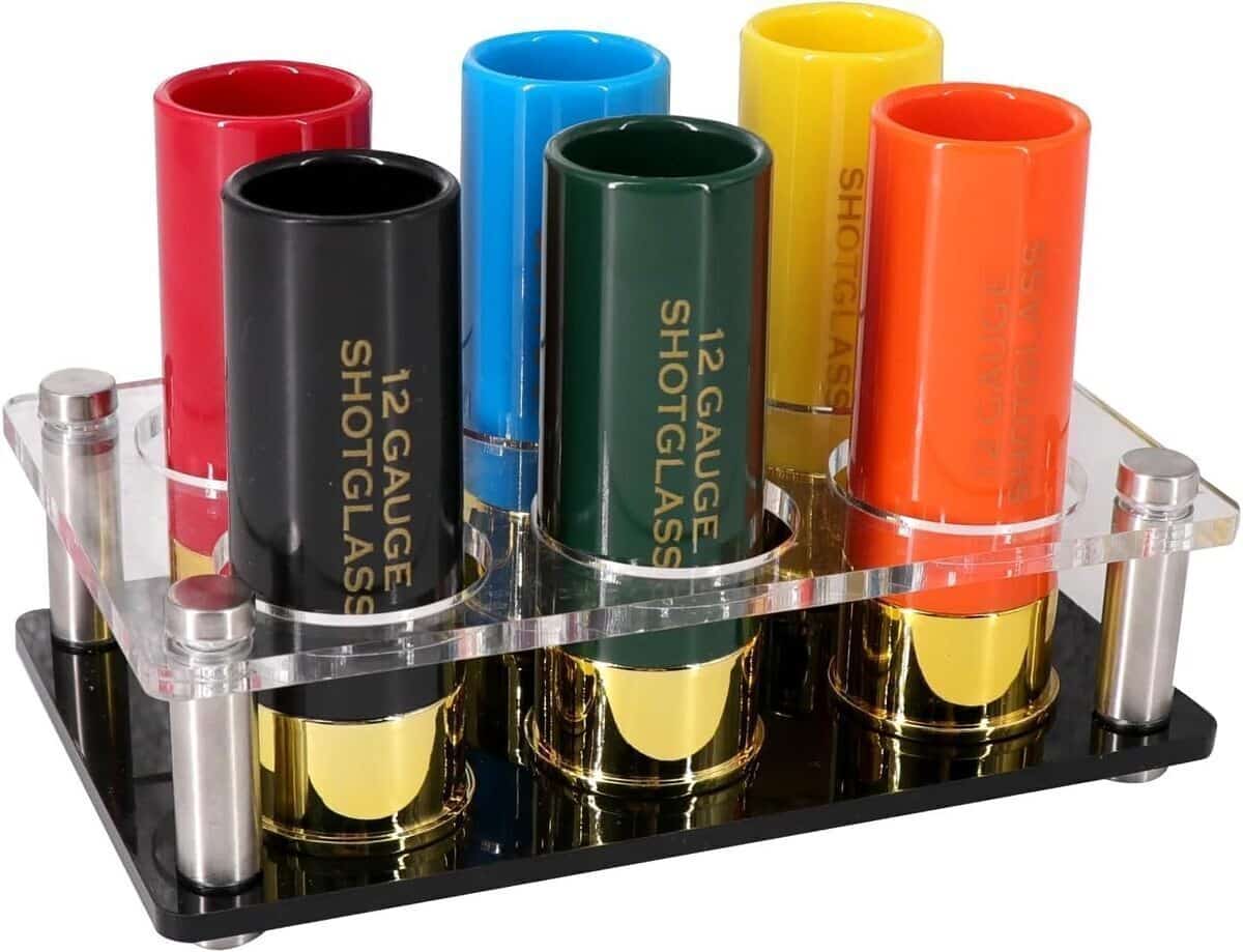 Avis sur le lot de verres à shot Huntpal multicolores