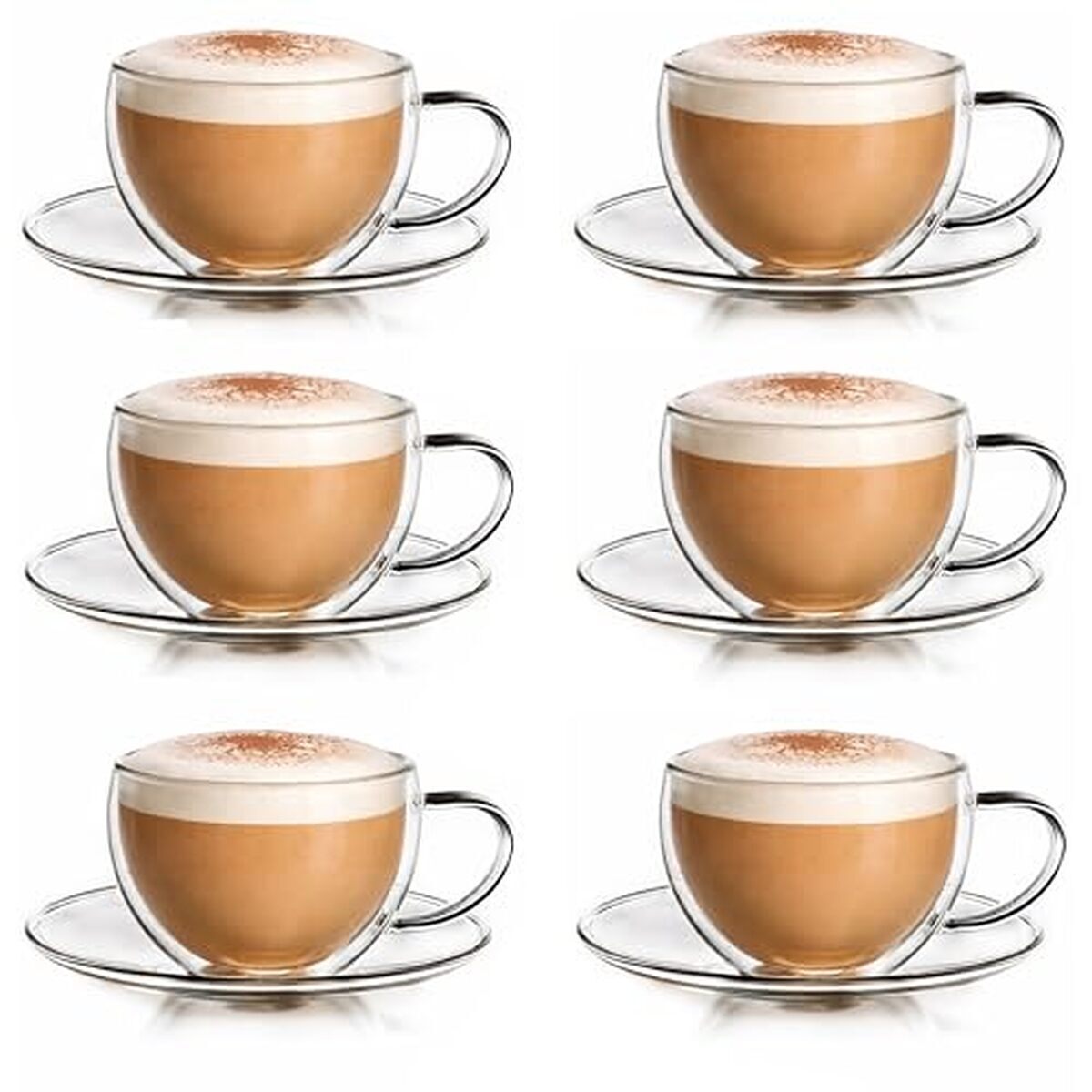 Avis sur l'ensemble Creano : tasses à thé double paroi en verre borosilicaté