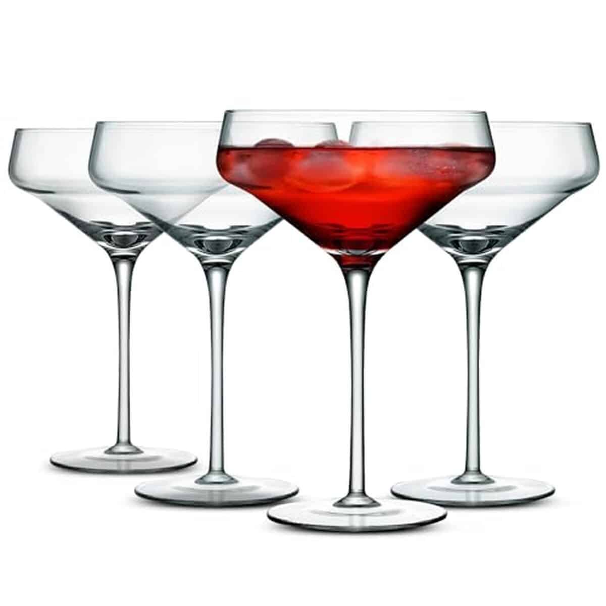 Avis sur les verres à martini élégants en cristal