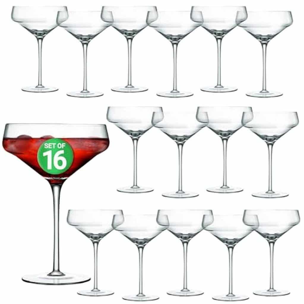 Avis sur les verres à martini nutrichef elegant crystal : élégance et praticité