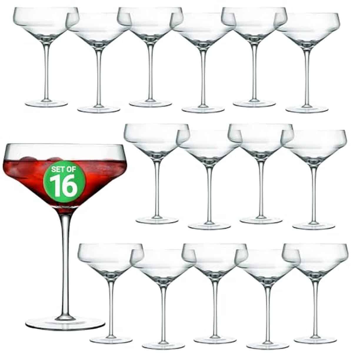 Avis sur les verres à martini nutrichef elegant crystal : élégance et praticité