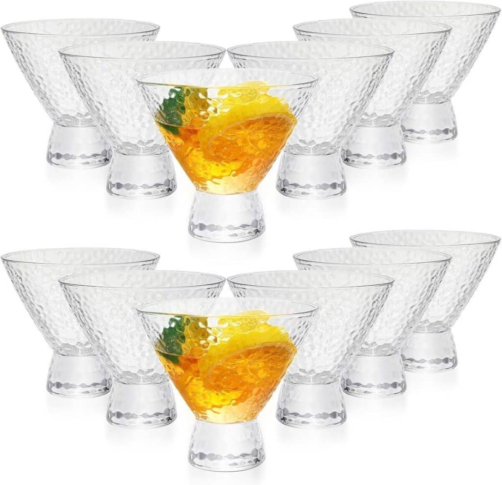 Avis sur les verres à martini vintage Umigy