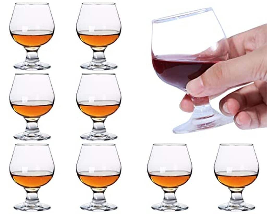Avis sur les verres à shot Glsairy 100 ml : mignons et pratiques