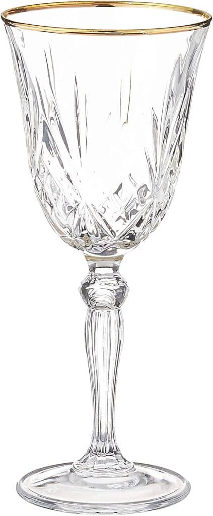 Avis Verres À Vin Lorren Home Siena : élégance Dorée En Lot De 4