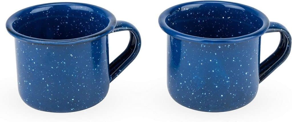 Test : verres À Shot Foster Et Seigle 7128 En Émail Bleu