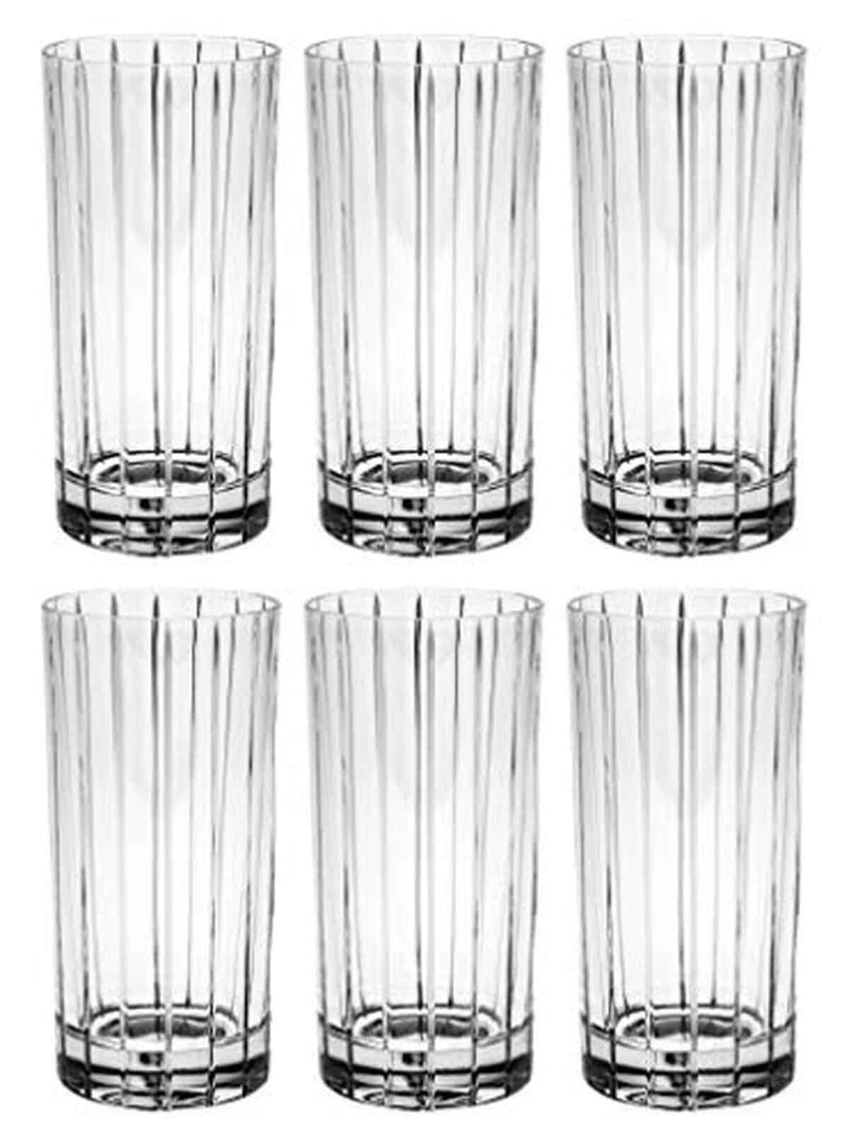 Test : verres highball Barski en cristal européen avec motif rayé