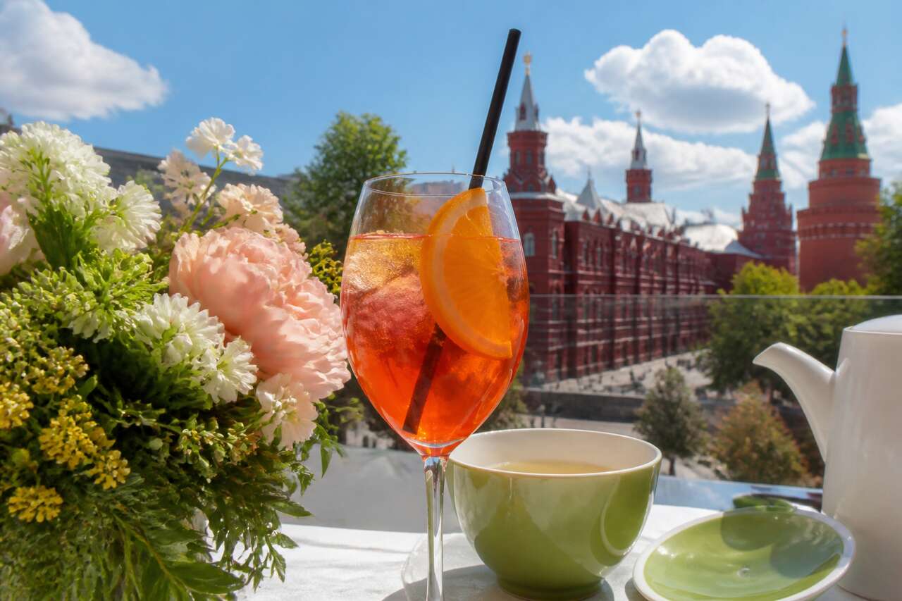 Cocktail d'été : summer in Moscow avec palais des thés