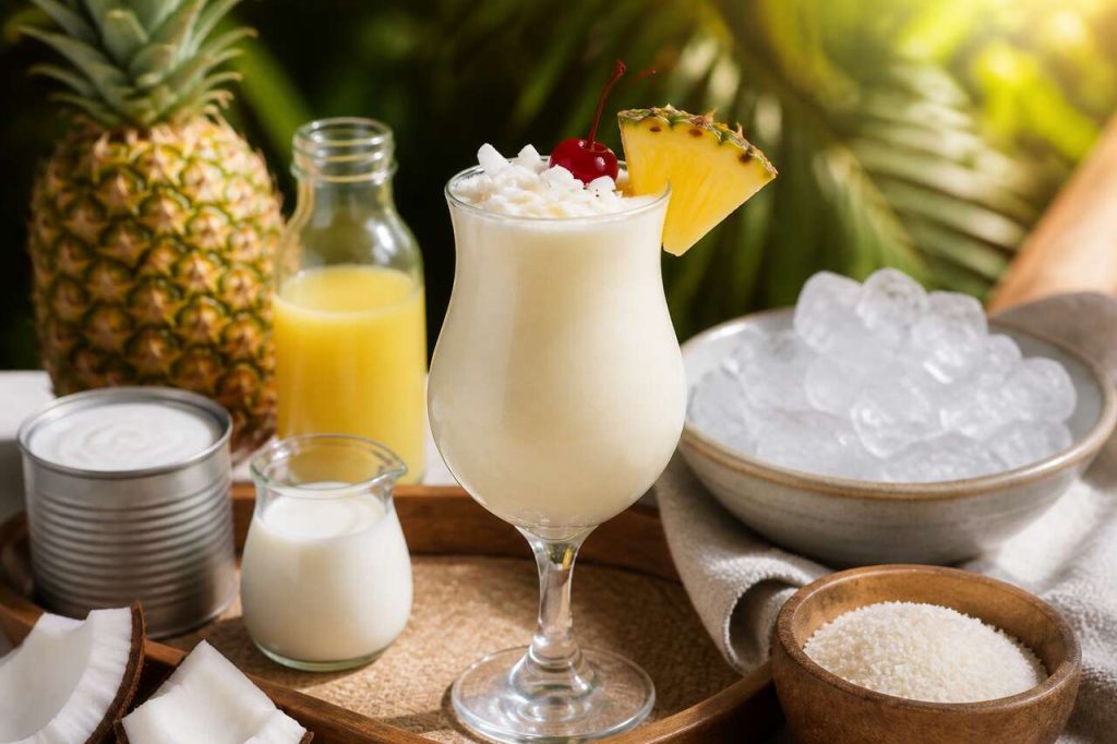 Recette onctueuse de Piña Colada : cocktail à l'ananas et noix de coco