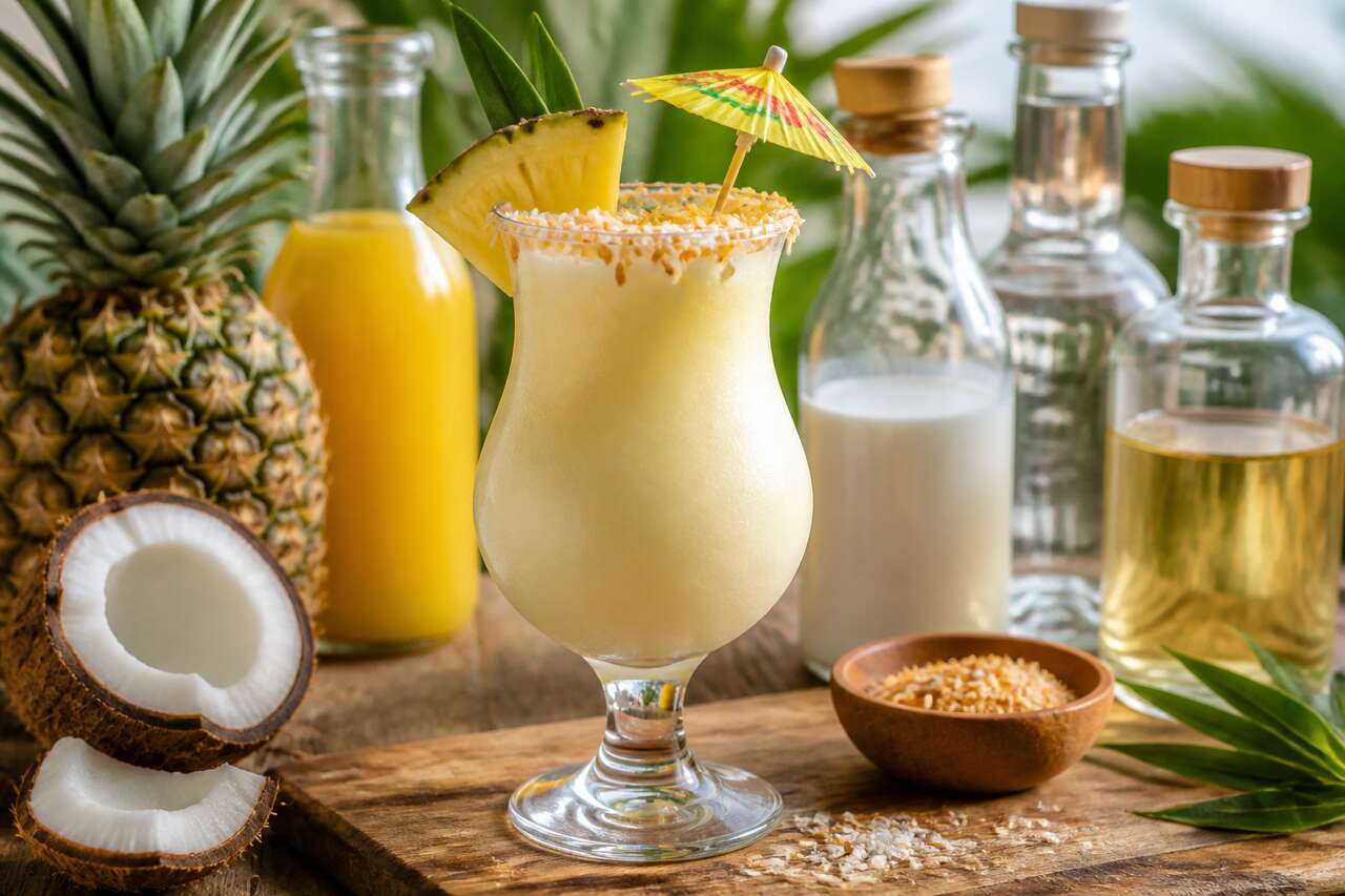 Recette de la piña colada : le cocktail tropical incontournable