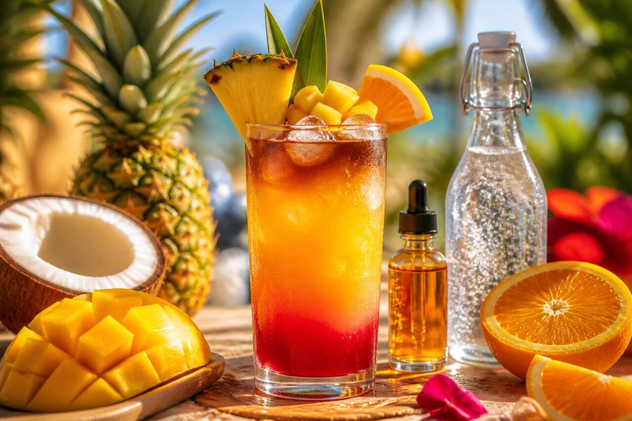 Recette du tropical fruit punch : le cocktail fruité et exotique