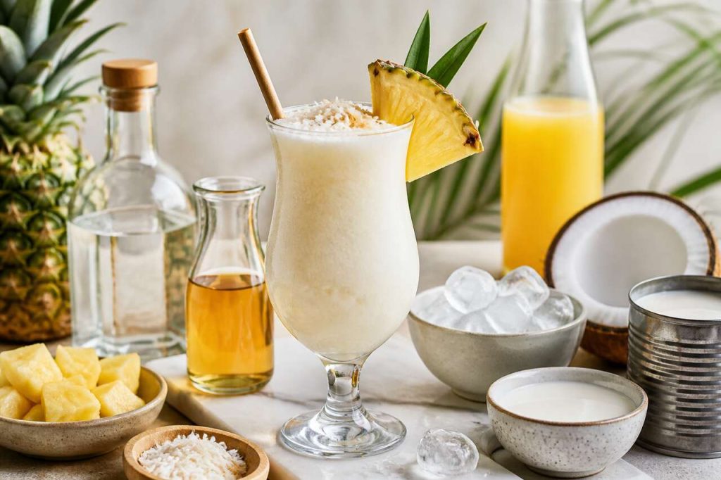 Recette de la piña colada : le cocktail tropical incontournable