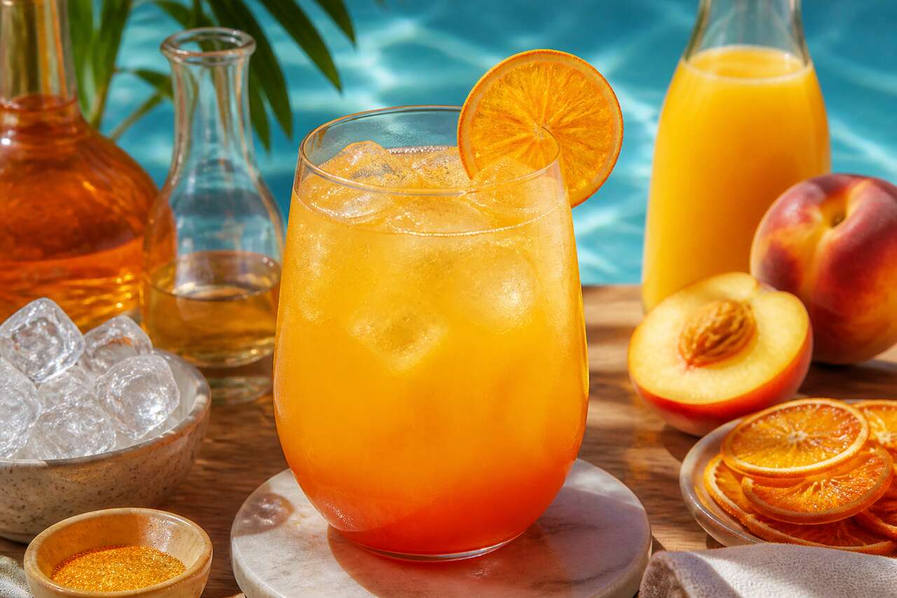 Recette du Fuzzy Navel : le cocktail fruité idéal pour l'été