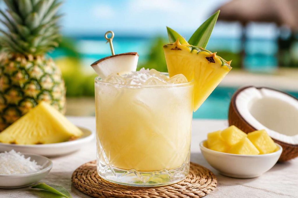 Recette de cocktail à l'ananas : frais et exotique