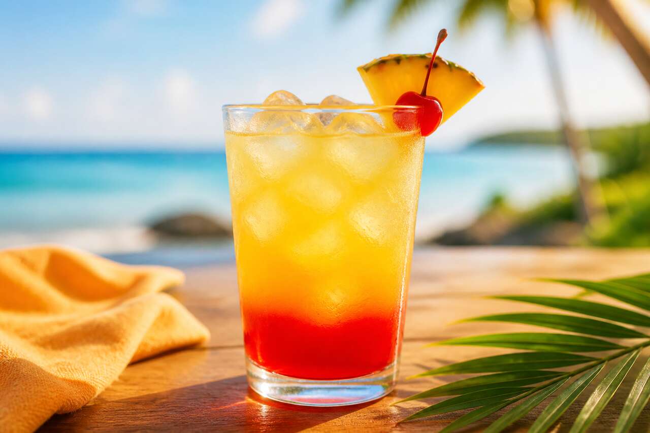 Recette du Malibu sunrise : le cocktail tropical facile à réaliser