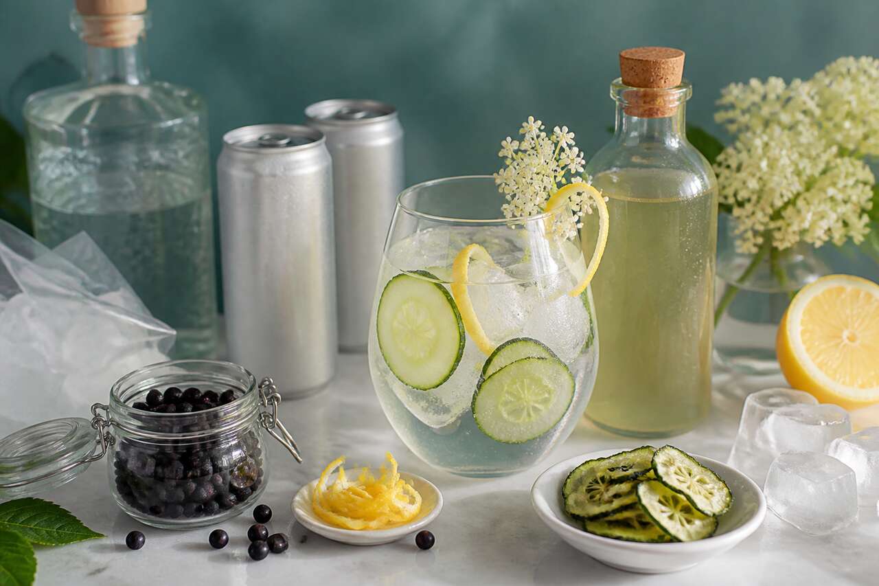 Recette du gin tonic à la fleur de sureau