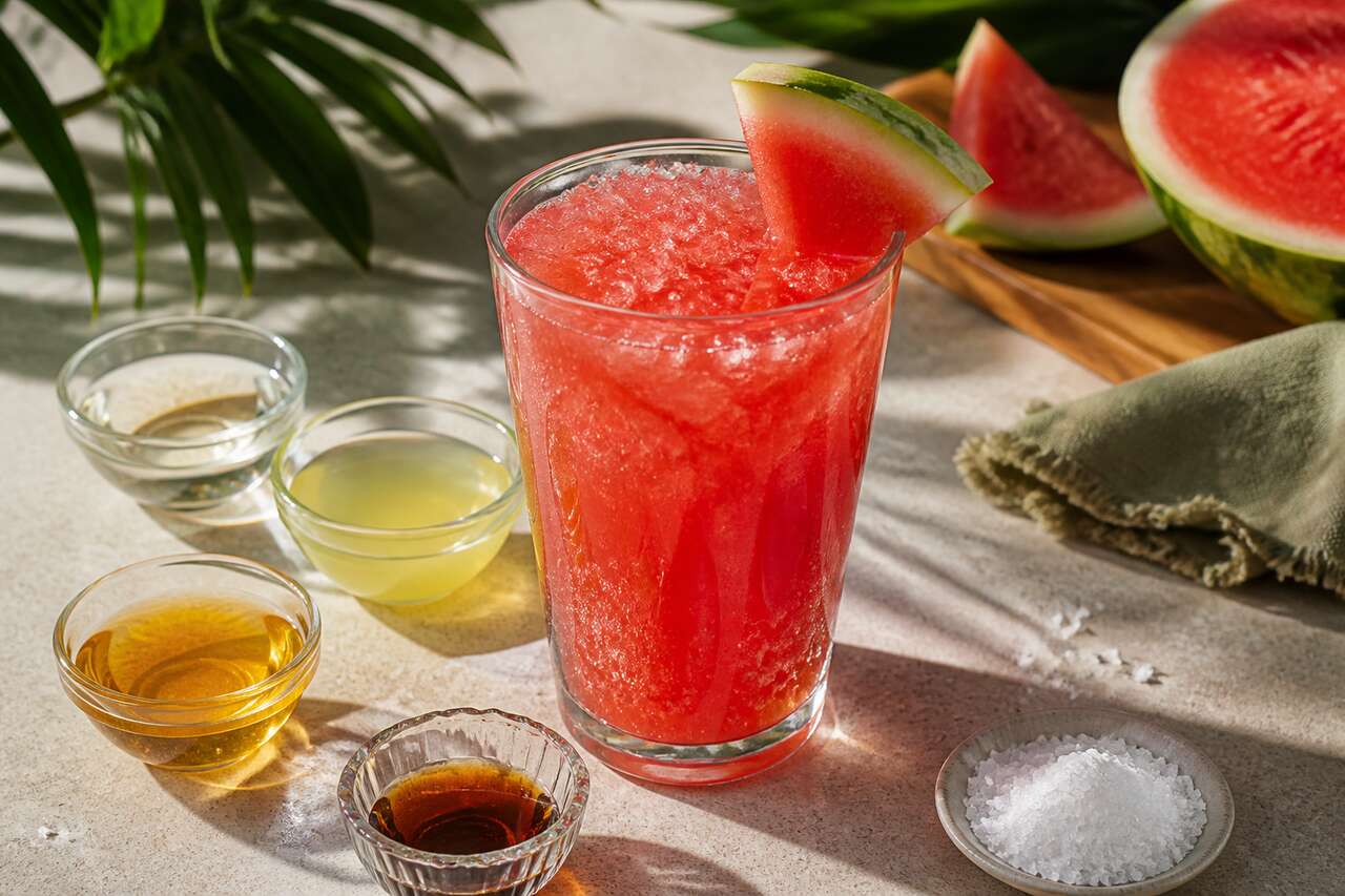 Recette de cocktail à la pastèque : frais et désaltérant