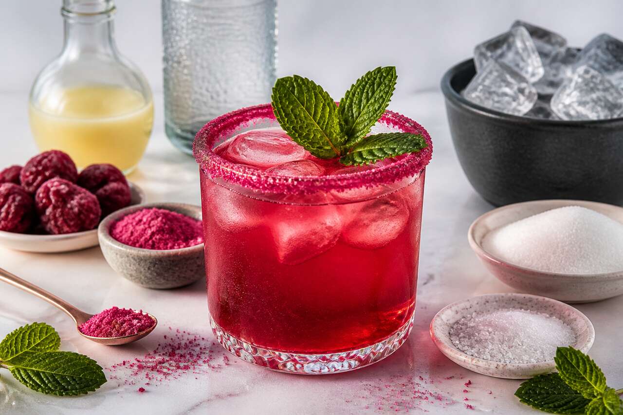 Recette du cocktail framboise sucrée : simple et délicieux
