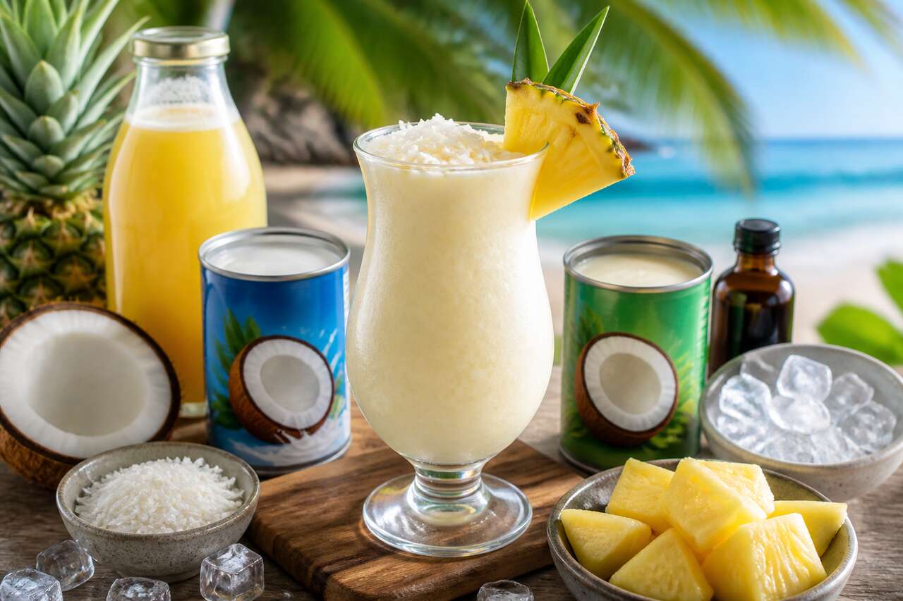 Recette de la virgin piña colada sans alcool