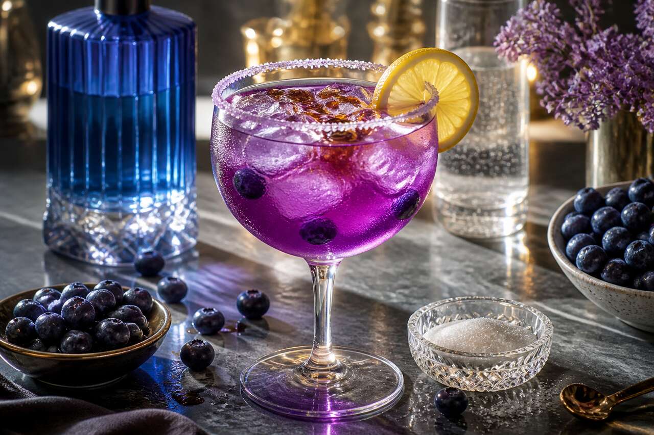 Recette du Blueberry Gin : le cocktail fruité au gin et aux myrtilles
