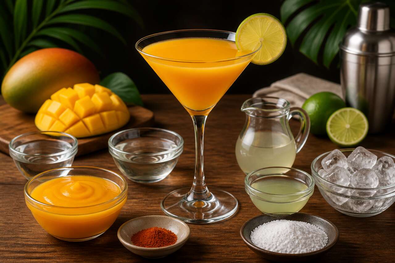 Recette du mango martini : le cocktail fruité et élégant
