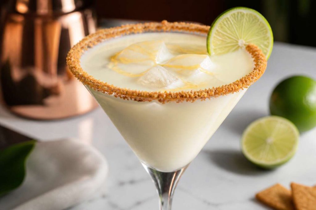 Recette du key lime pie martini