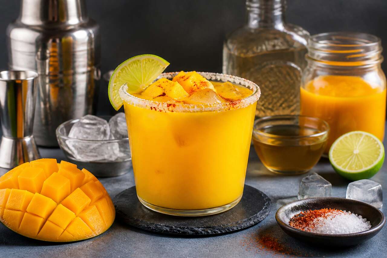 Recette de la margarita à la mangue