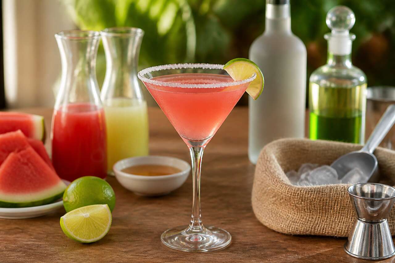 Recette du Watermelon Martini : le cocktail rafraîchissant à la pastèque