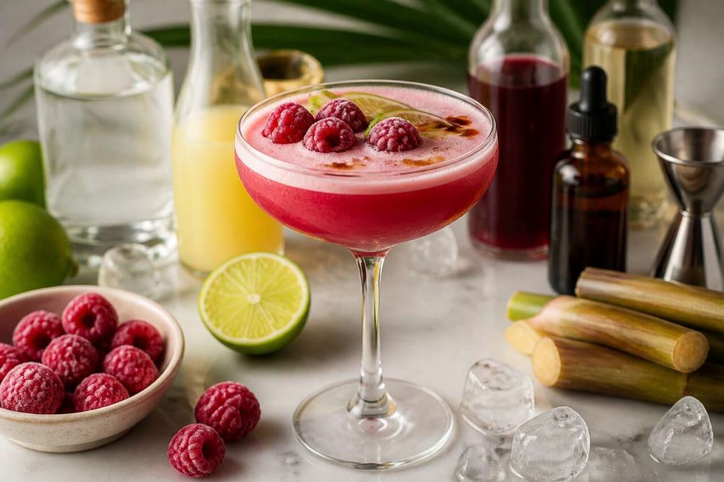 Recette du Raspberry Daiquiri : le cocktail fruité et rafraîchissant