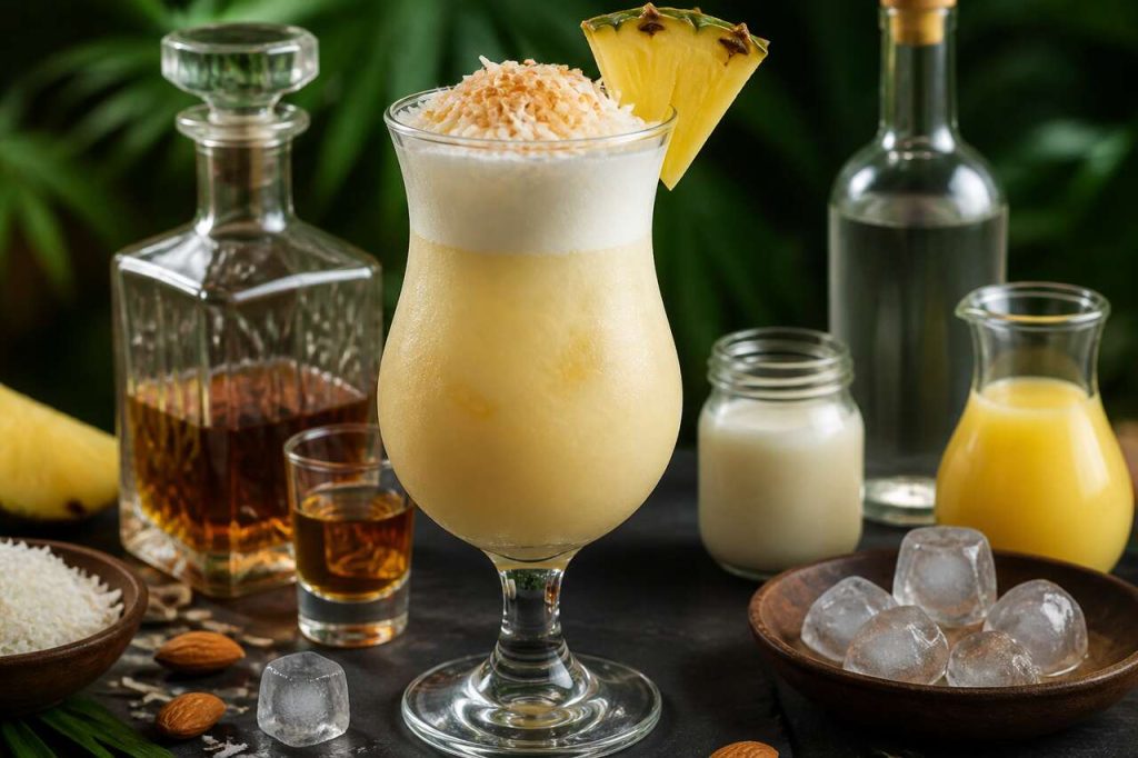 Recette de l'Amaretto Colada : le cocktail tropical aux amandes