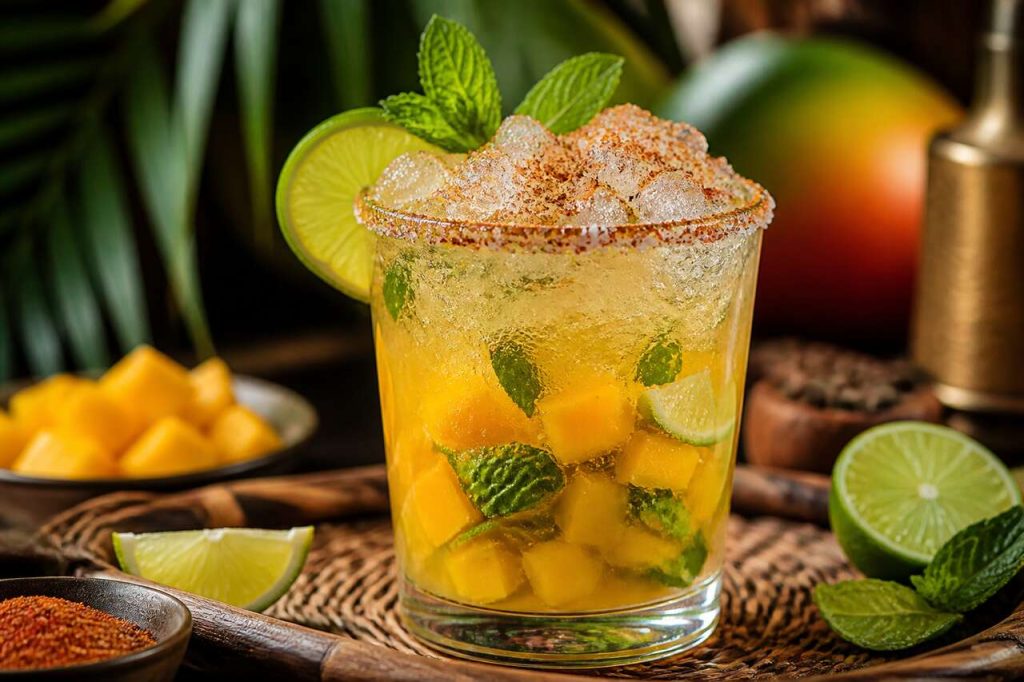 Recette du mojito rhum épicé et mangue : un détour exotique irrésistible