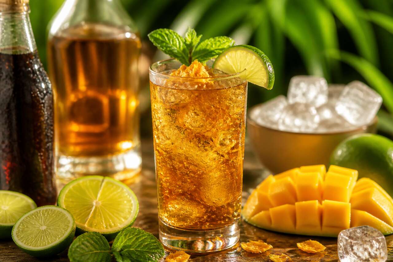 Recette du cocktail rhum mangue et coca : la boisson tropicale à essayer absolument