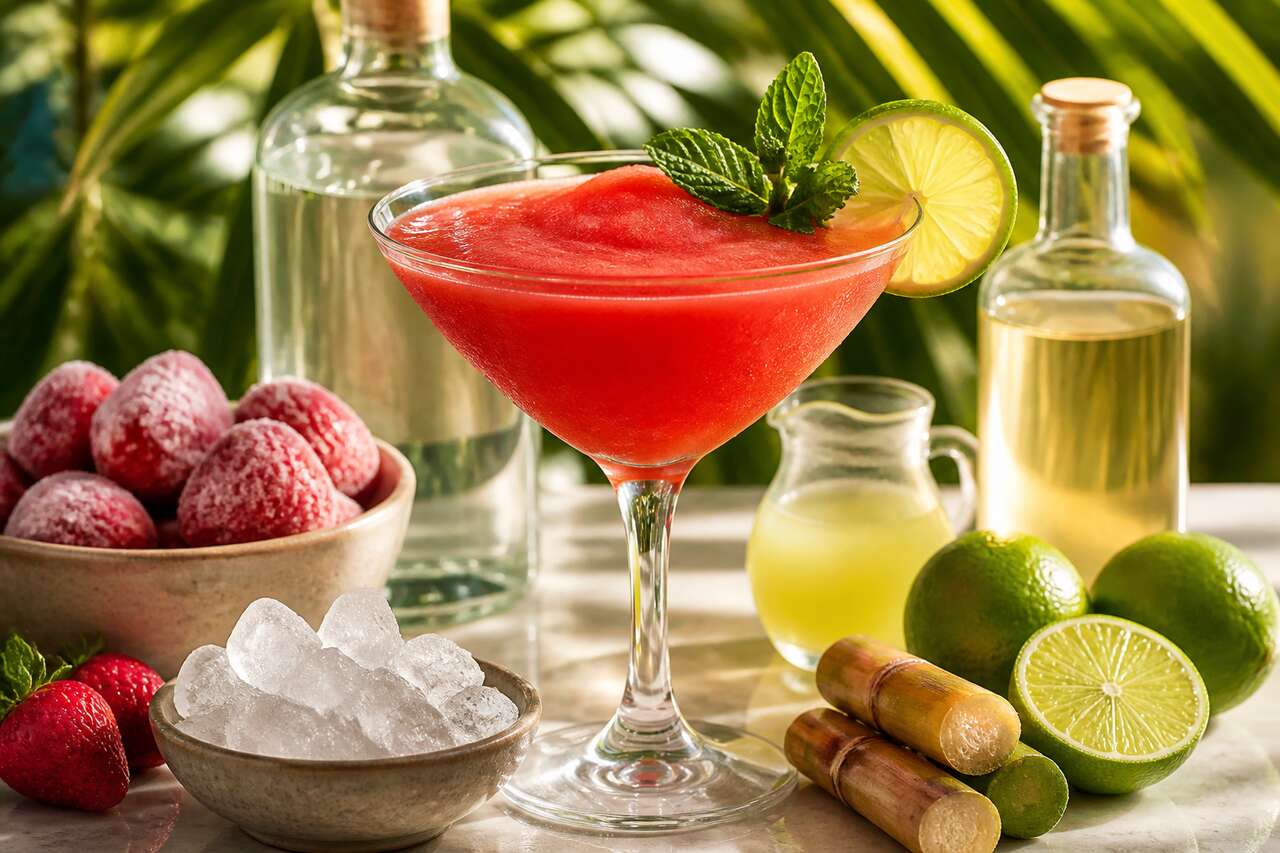 Recette du daïquiri à la fraise : le cocktail fruité incontournable de l'été