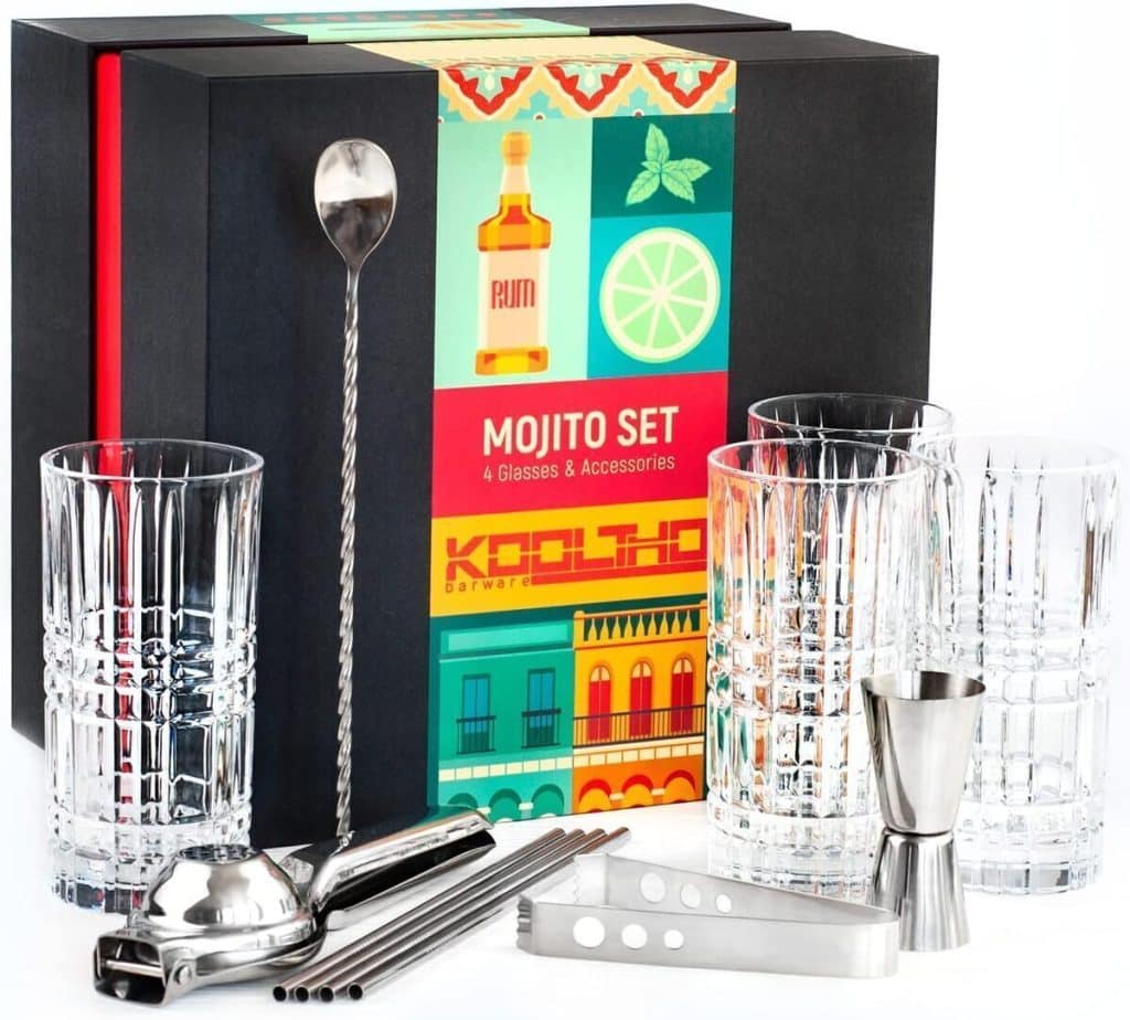 Test : kit mojito complet avec accessoires en inox