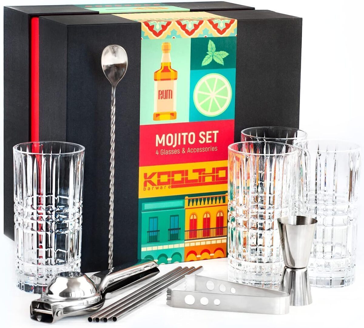 Test : kit mojito complet avec accessoires en inox